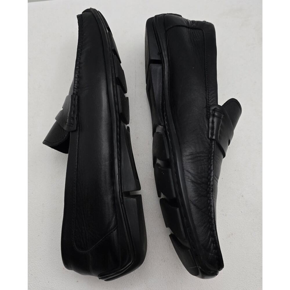 To Boot New York Adam Derrick Penny Loafers Driving Mocs Black US 9.5 Made ITALY - Picture 5 of 9